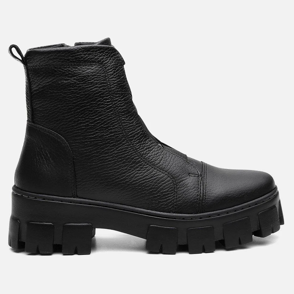 Bota Coturno Only Vittal em Couro ... - USE VITTAL