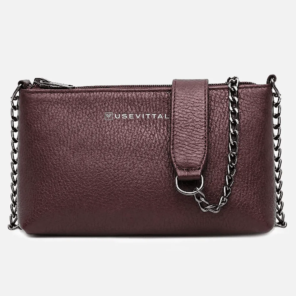 Bolsa Feminina Vittal Clutch Annel... - USE VITTAL